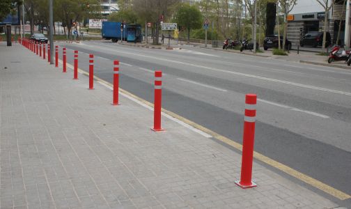 bolardo aflex dt placa 100 instalados bolardo aflex dt placa 100 instalados